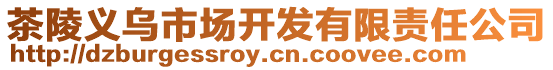 茶陵義烏市場開發(fā)有限責(zé)任公司