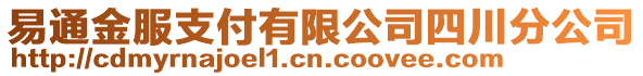 易通金服支付有限公司四川分公司