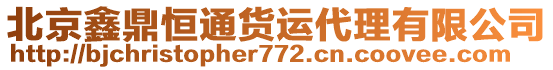 北京鑫鼎恒通貨運代理有限公司