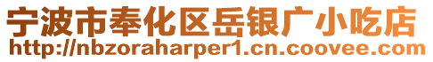 寧波市奉化區(qū)岳銀廣小吃店