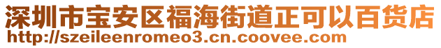 深圳市寶安區(qū)福海街道正可以百貨店