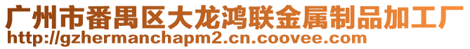 廣州市番禺區(qū)大龍鴻聯(lián)金屬制品加工廠