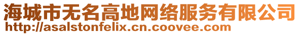 海城市無名高地網(wǎng)絡(luò)服務(wù)有限公司