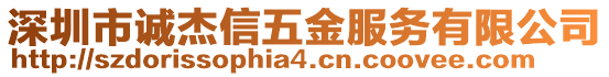 深圳市誠杰信五金服務有限公司