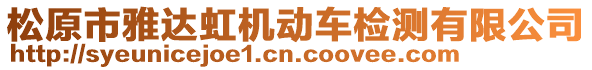 松原市雅達(dá)虹機(jī)動車檢測有限公司