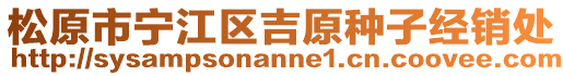 松原市寧江區(qū)吉原種子經(jīng)銷處