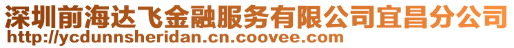 深圳前海達飛金融服務有限公司宜昌分公司