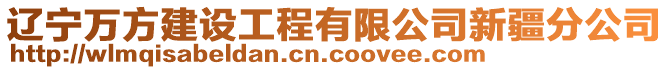 遼寧萬方建設(shè)工程有限公司新疆分公司