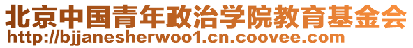 北京中國青年政治學院教育基金會