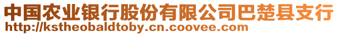 中國農(nóng)業(yè)銀行股份有限公司巴楚縣支行