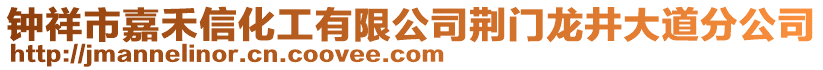 鐘祥市嘉禾信化工有限公司荊門龍井大道分公司