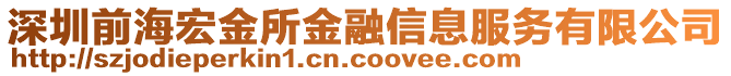 深圳前海宏金所金融信息服務(wù)有限公司