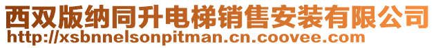 西雙版納同升電梯銷售安裝有限公司