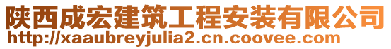 陜西成宏建筑工程安裝有限公司