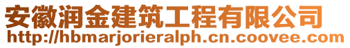 安徽潤金建筑工程有限公司