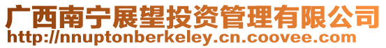 廣西南寧展望投資管理有限公司