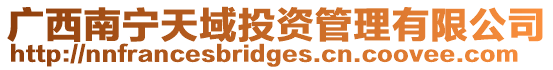 廣西南寧天域投資管理有限公司