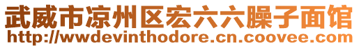 武威市涼州區(qū)宏六六臊子面館