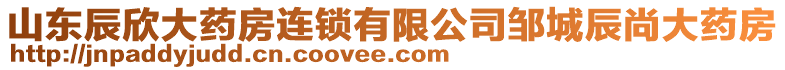 山東辰欣大藥房連鎖有限公司鄒城辰尚大藥房