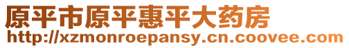 原平市原平惠平大藥房