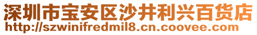 深圳市寶安區(qū)沙井利興百貨店