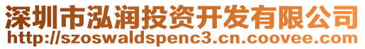 深圳市泓潤投資開發(fā)有限公司