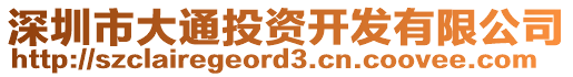 深圳市大通投資開發(fā)有限公司