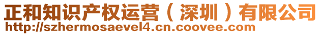 正和知識(shí)產(chǎn)權(quán)運(yùn)營(yíng)（深圳）有限公司