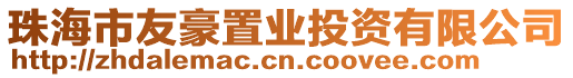 珠海市友豪置業投資有限公司