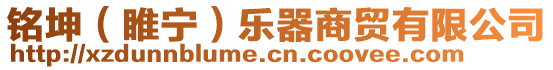 銘坤(睢寧)樂器商貿有限公司