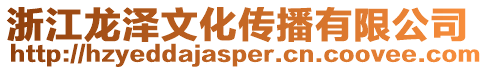 浙江龍澤文化傳播有限公司