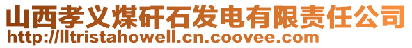 山西孝義煤矸石發電有限責任公司