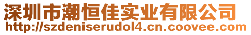 深圳市潮恒佳實業(yè)有限公司