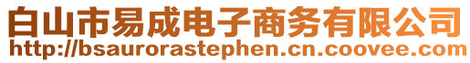 白山市易成電子商務有限公司