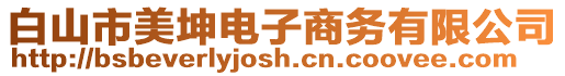 白山市美坤電子商務有限公司