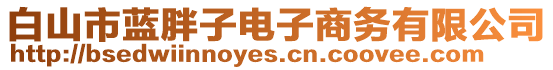 白山市藍(lán)胖子電子商務(wù)有限公司