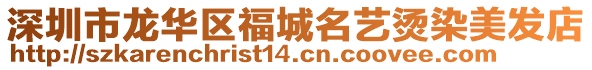 深圳市龍華區福城名藝燙染美發店