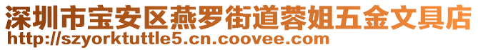 深圳市寶安區燕羅街道蓉姐五金文具店