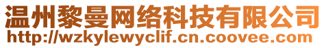 溫州黎曼網(wǎng)絡(luò)科技有限公司