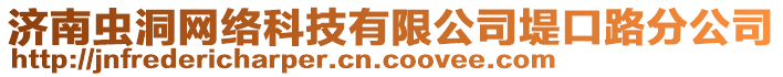 濟南蟲洞網絡科技有限公司堤口路分公司
