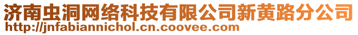濟南蟲洞網絡科技有限公司新黃路分公司