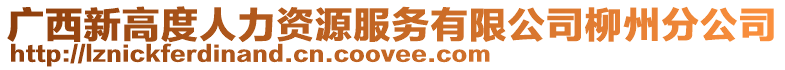 廣西新高度人力資源服務(wù)有限公司柳州分公司