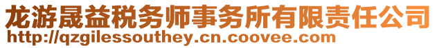 龍游晟益稅務師事務所有限責任公司