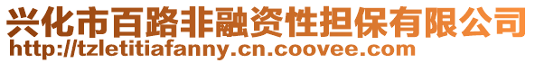 興化市百路非融資性擔保有限公司