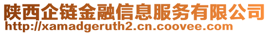 陜西企鏈金融信息服務(wù)有限公司