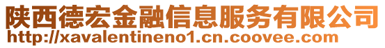 陜西德宏金融信息服務(wù)有限公司