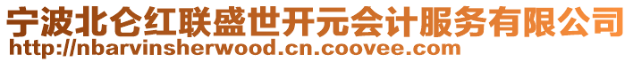 寧波北侖紅聯(lián)盛世開元會計(jì)服務(wù)有限公司