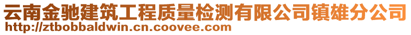 云南金馳建筑工程質(zhì)量檢測有限公司鎮(zhèn)雄分公司