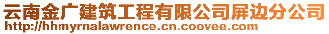 云南金廣建筑工程有限公司屏邊分公司