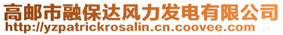 高郵市融保達(dá)風(fēng)力發(fā)電有限公司